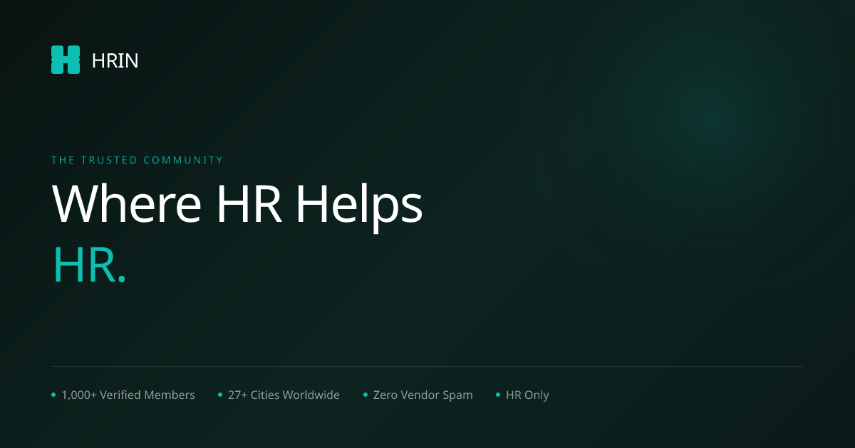 HRIN — The HR Community Professionals Trust